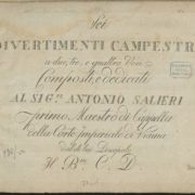 Hess Anhang 48, 49, 50, 53–56 - Canzoni a cappella su testi di Pietro Metastasio