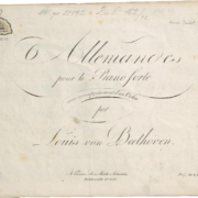 WoO 042 - Allemande (6) per pianoforte e violino