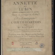 X) Trascrizioni da Johann Paul Aegidus Martin (Schwarzendorf) "Jean Martini il Tedesco"